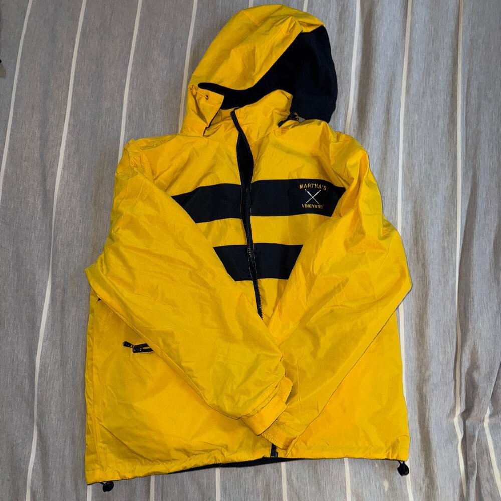 Martha's Vineyard Full Zipper Reversible Jacket With Polar Fleece Lining